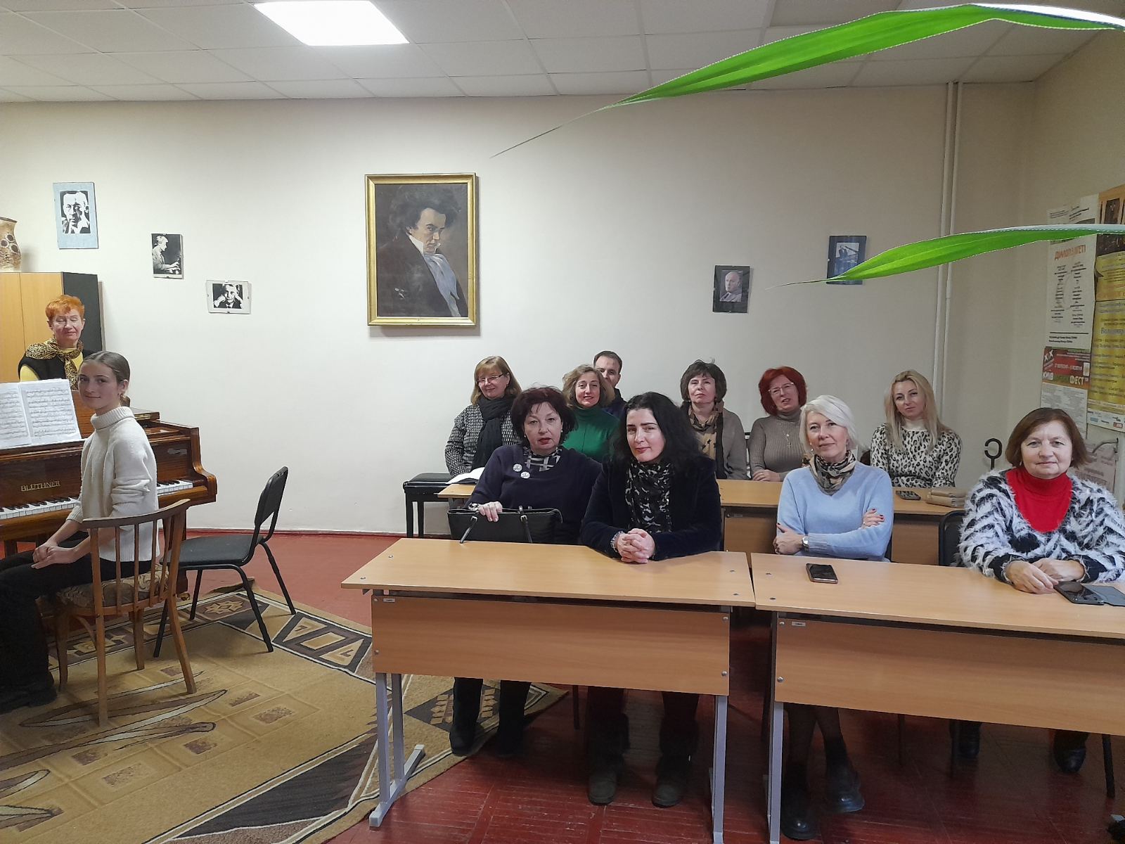 Відкрите заняття викладачки циклової комісії «Фортепіано» Фалендюк Л.Є.